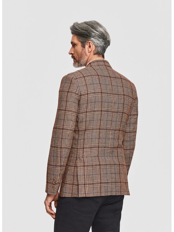 Pako Lorente Pako Lorente Marynarka P26SF-3X-021 Brązowy Slim Fit