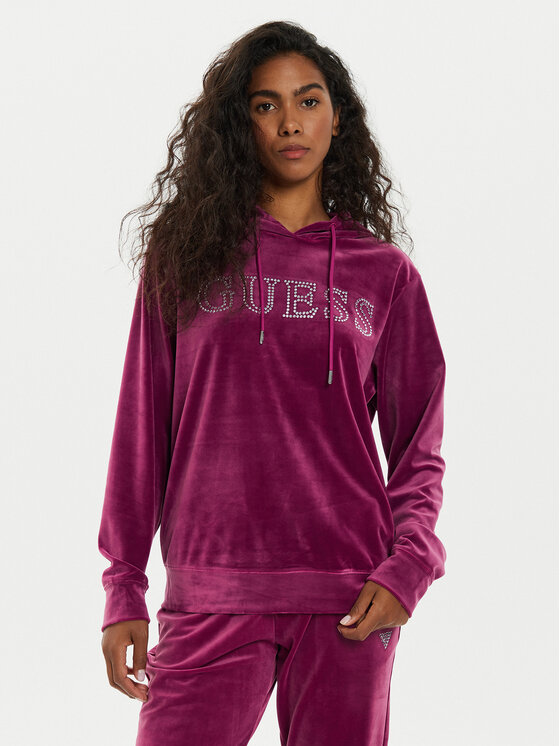 Guess Guess Суитшърт V4RQ25 KBXI2 Розов Regular Fit