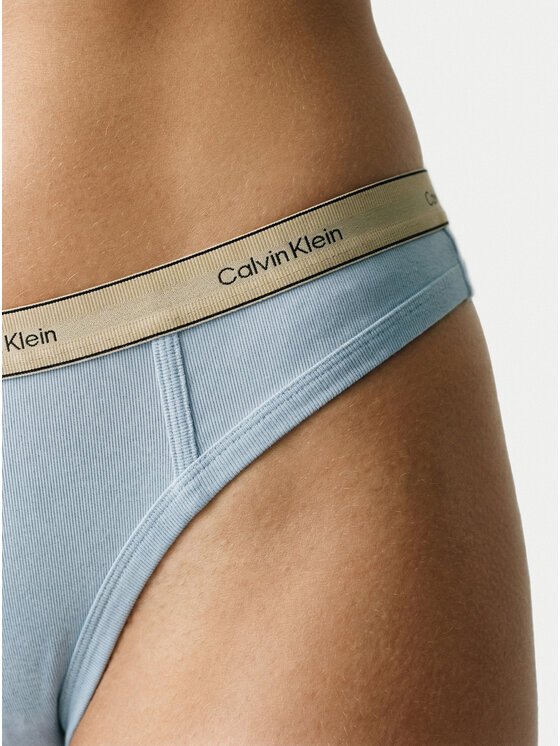 Calvin Klein Underwear Calvin Klein Underwear Kalhotky string LV00QF8771 Modrá