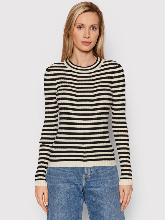 Pieces Pieces Džemper Crista 17115047 Bež Slim Fit