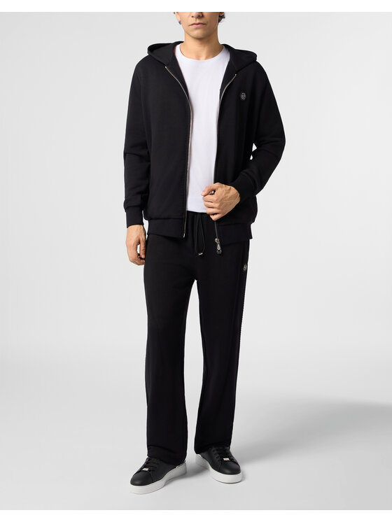 PHILIPP PLEIN PHILIPP PLEIN Felpa 31118 Nero Athletic Fit