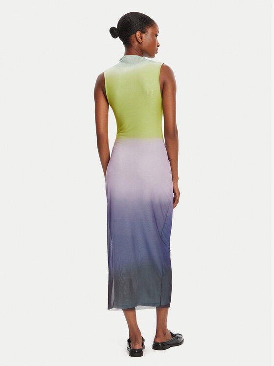 Desigual Desigual Cocktail obleka Lola 25WWVK18 Pisana Slim Fit