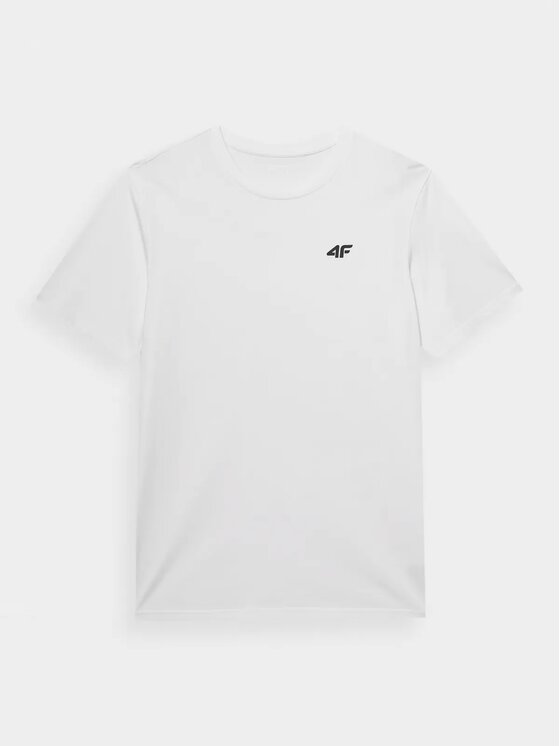 4F 4F T-shirt 4FWMM00TTSHM2256-10S Bianco Regular Fit