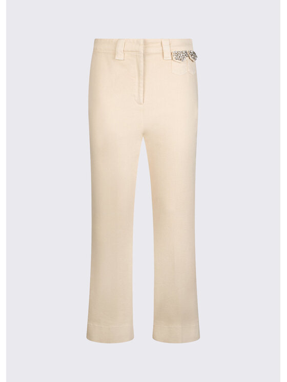 Liu Jo Liu Jo Spodnie materiałowe CA6232T1819P9581 Beżowy Regular Fit