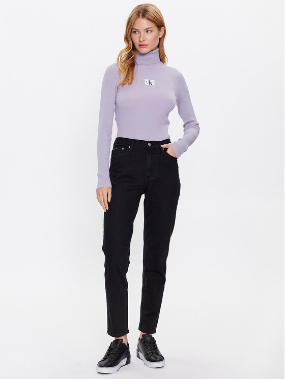 Calvin Klein Jeans Calvin Klein Jeans Jeansy J20J221247 Černá Mom Fit