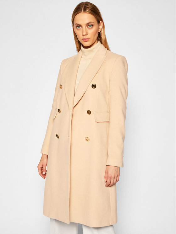 Liu Jo Liu Jo Вовняне пальто CF0010 T2403 Бежевий Regular Fit
