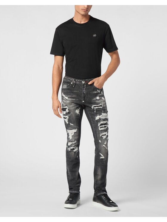 PHILIPP PLEIN PHILIPP PLEIN Jeans 22161 Grigio Straight Leg