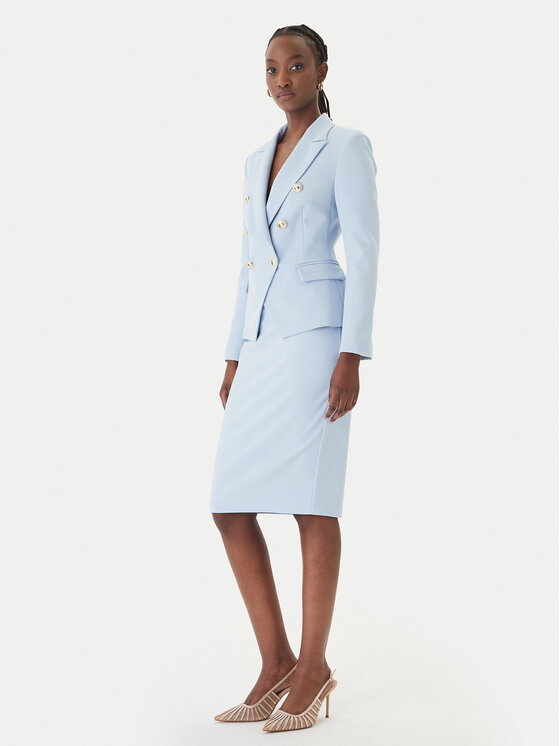 Rinascimento Rinascimento Ravno krilo CFC0128651003 Svetlo modra Slim Fit