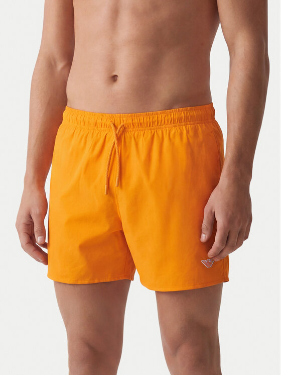Emporio Armani Szorty kąpielowe EM000583 AF20424 U3077 Pomarańczowy Regular Fit