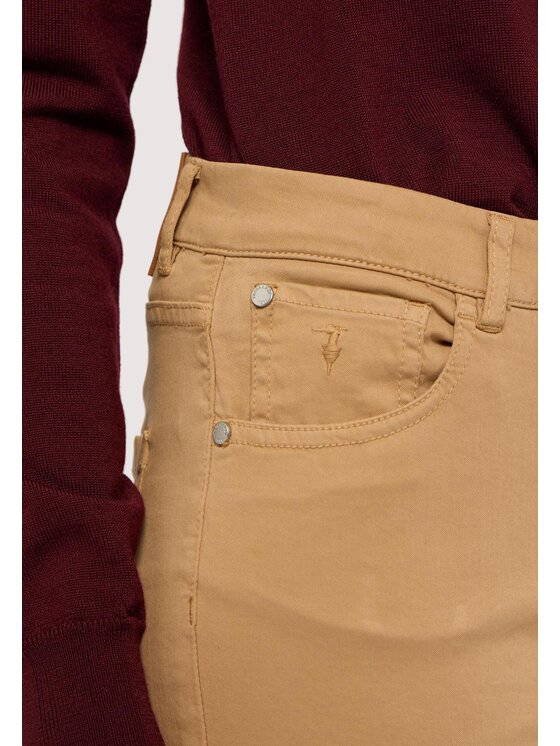 Trussardi Trussardi Pantaloni di tessuto P7019100290N017 Rosso Slim Fit