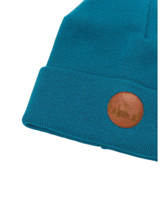Kabak Kabak Czapka klasyczna beanie Niebieski