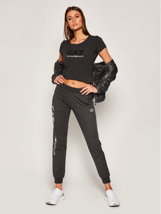 EA7 Emporio Armani EA7 Emporio Armani Tričko 8NTT63 TJ12Z 3909 Sivá Slim Fit