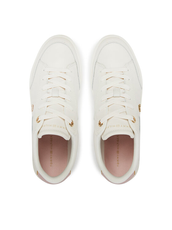 Tommy Hilfiger Tommy Hilfiger Sneakersy Essential Chic Court Sneaker FW0FW08322 Bílá