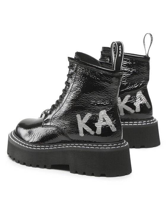 KARL LAGERFELD KARL LAGERFELD Schnürstiefeletten KL45261K Schwarz