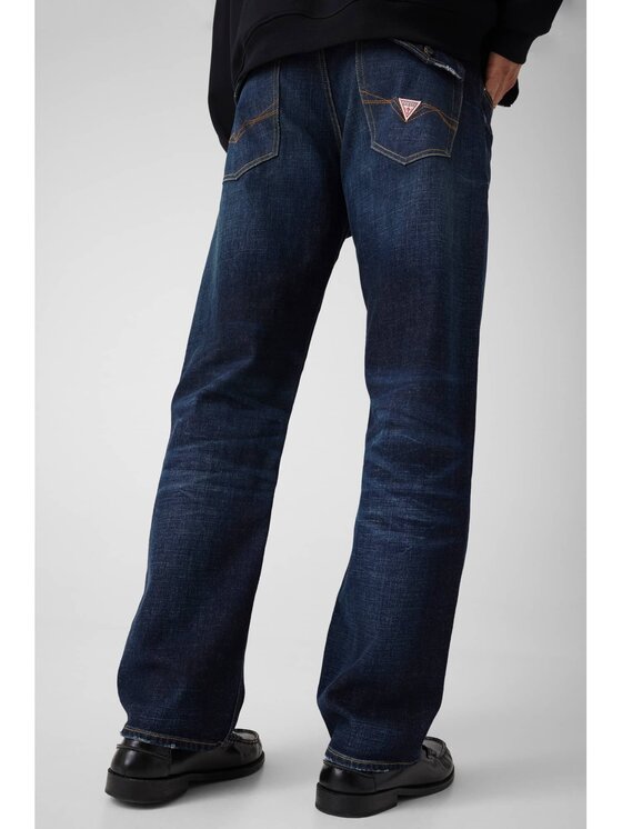 Guess Guess Jeansy 183981 Modrá Regular Fit
