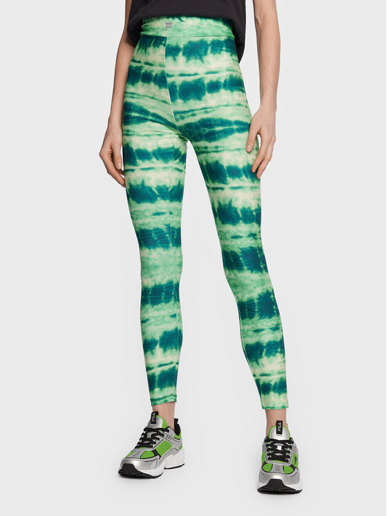 Fila Fila Leggings Charmes FAW0220 Grün Slim Fit