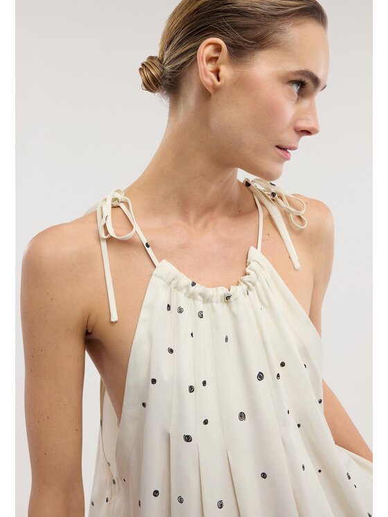 Trussardi Trussardi Top D4596100009N0PA Biały A-Line Fit