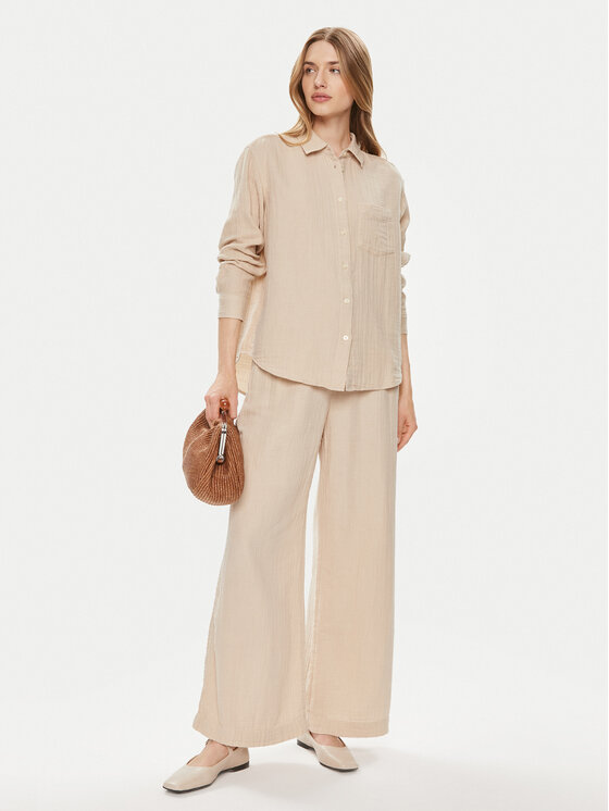 Gap Gap Košulja 885282-04 Bež Relaxed Fit