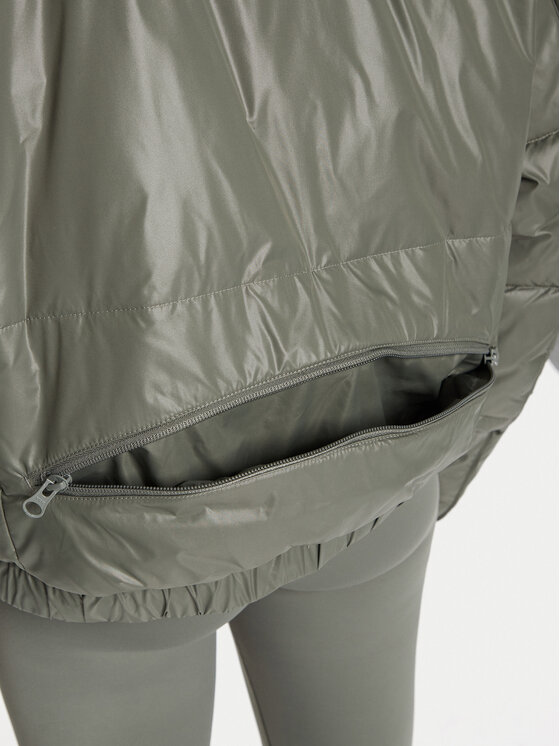 adidas by Stella McCartney adidas by Stella McCartney Зимно яке JX4339 Зелен Loose Fit