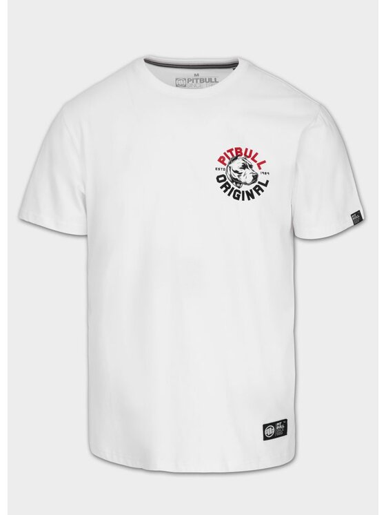 PITBULL PITBULL T-Shirt DOG SD Biały Regular Fit