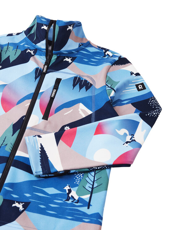 Reima Reima Fleecejacke Lisisti 5200355C Dunkelblau Regular Fit