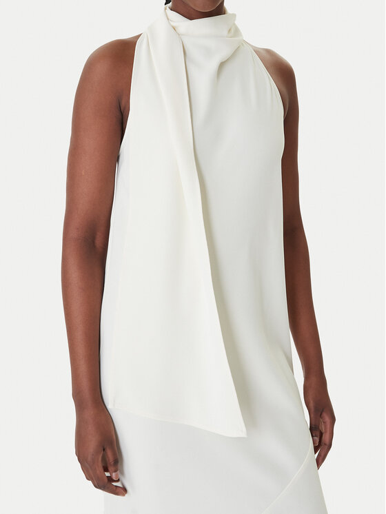 Marella Marella Cocktail obleka Ninfee 2613221083 Écru Regular Fit