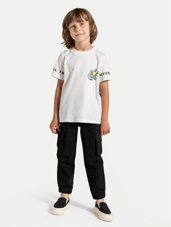 Coccodrillo Coccodrillo T-krekls ZC4143202WBK Balts Regular Fit