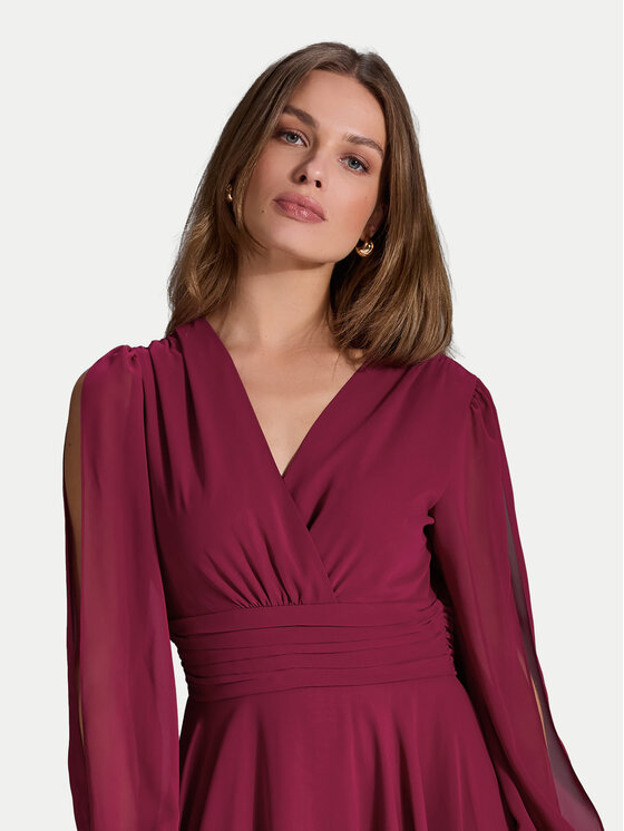 Swing Swing Õhtune kleit 5AI17100 Bordoopunane Regular Fit