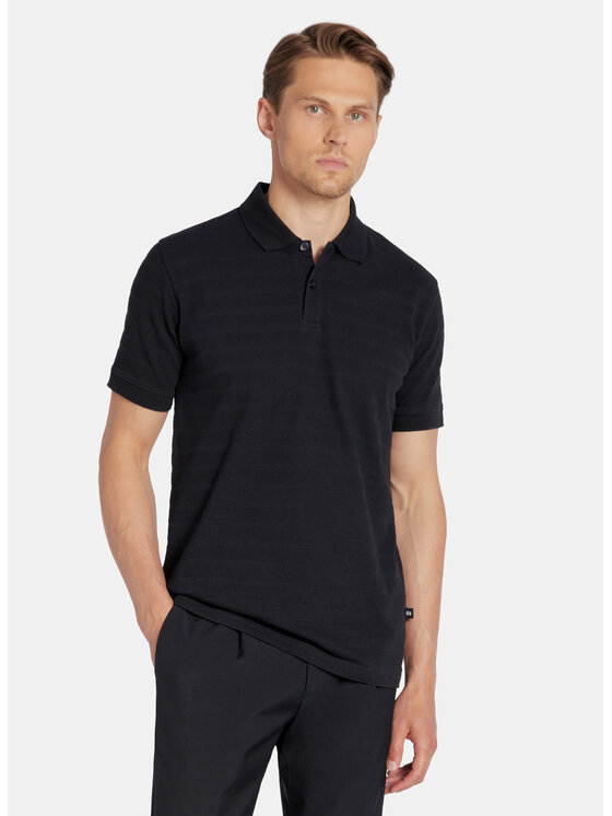 Pako Lorente Męskie Polo, rozmiar XXL, Granatowa, P25WF-TX-001