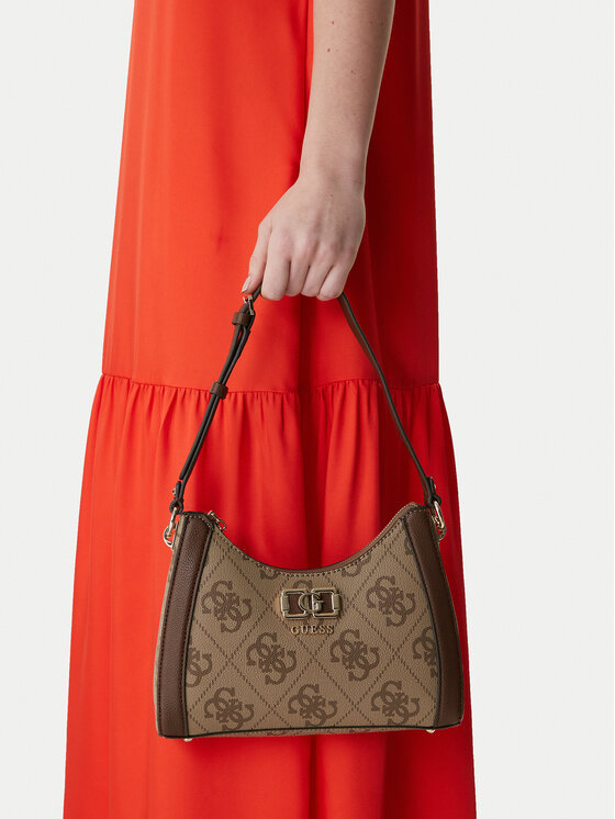 Guess Guess Дамска чанта Karnilla HWOS99 01180 Кафяв