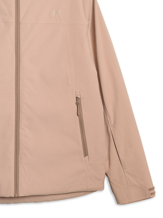 4F 4F Kurtka narciarska SKIWEAR Beżowy Regular Fit