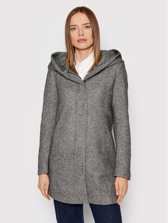 ONLY Prechodný kabát Sedona 15142911 Sivá Regular Fit