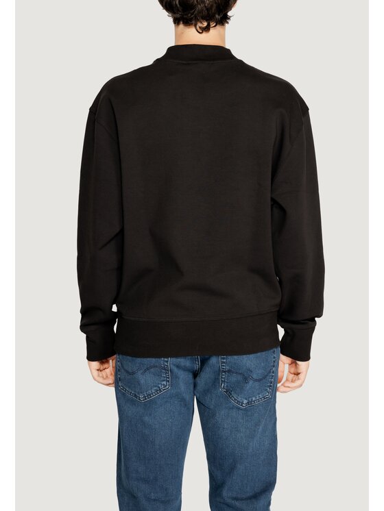 Calvin Klein Jeans Calvin Klein Jeans Μπλούζα INTERLOCK CREW Μαύρο To Fit