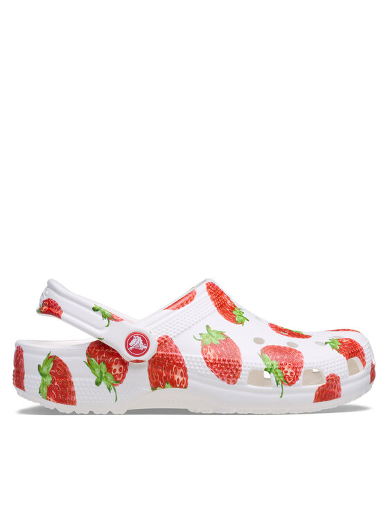 Şlapi Crocs Classic Fresh Fruits Clog 211008 Alb