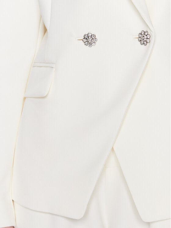 Giacca da abito Flavia 999425847 Écru Regular Fit