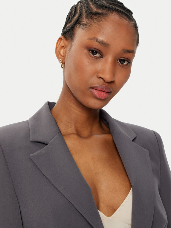 Rinascimento Rinascimento Marynarka CFC0121908003 Szary Regular Fit