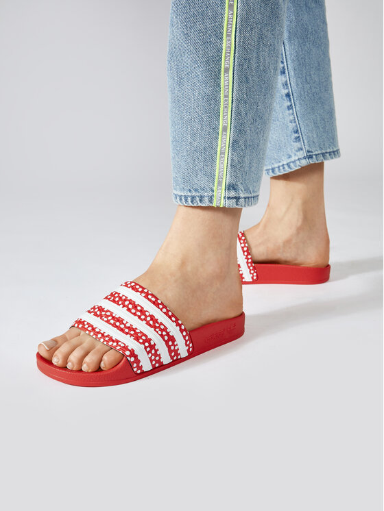 adidas Šlepetės adilette W FX5921 Raudona • Modivo.lt