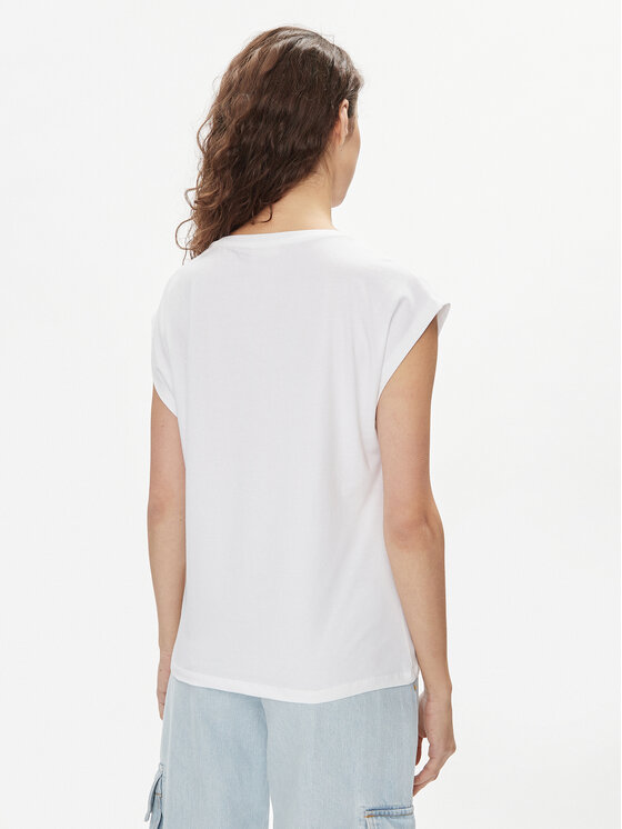 Liu Jo Liu Jo Μπλουζάκι MA4338 J5003 Λευκό Regular Fit