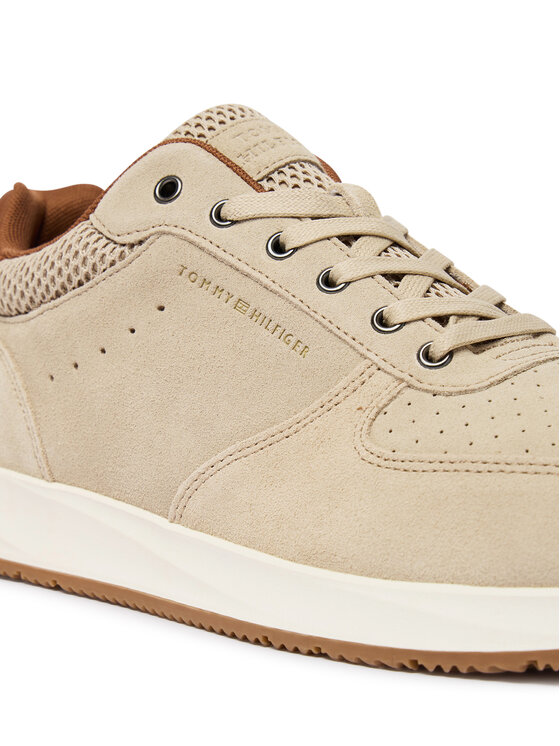 Tommy Hilfiger Tommy Hilfiger Laisvalaikio batai Newport Mix FM0FM05835 Smėlio