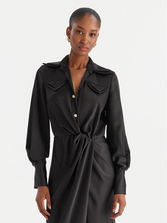 Babylon Babylon Večernja haljina ED0764 Crna Regular Fit