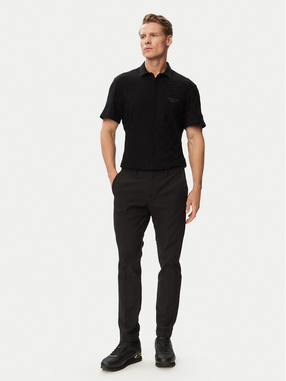 BOSS BOSS Polo Spirit70Jacq S 50560415 Crna Regular Fit
