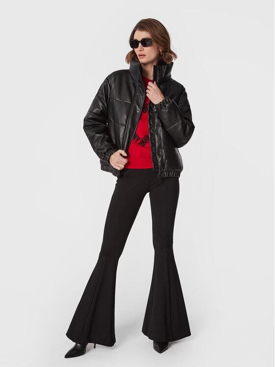 Giubbotto piumino DP2J9077 Nero Relaxed Fit