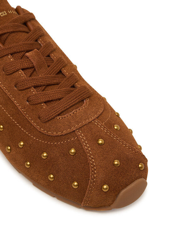 Tommy Hilfiger Tommy Hilfiger Sneakers Th Bella Low Profile Studs FW0FW09882 Braun