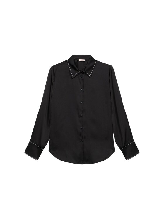 Oltre Oltre Camicia 5111R003015N033 Nero Regular Fit