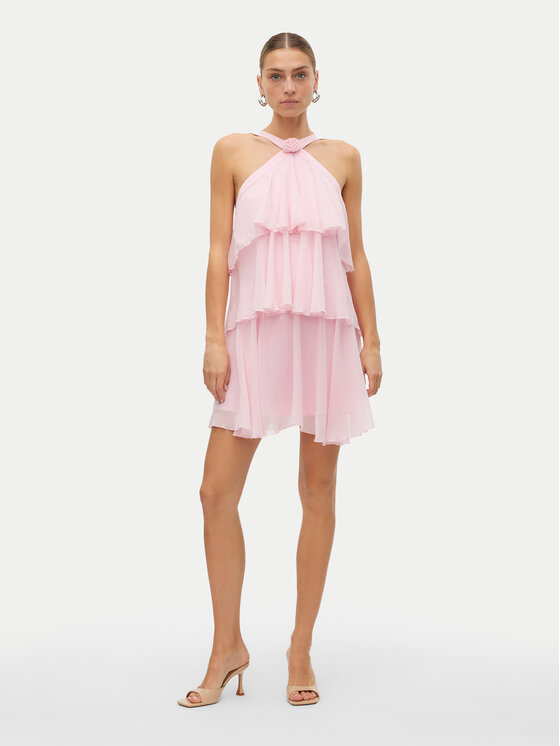 Vero Moda Vero Moda Cocktail obleka Felicia 10329767 Roza Regular Fit