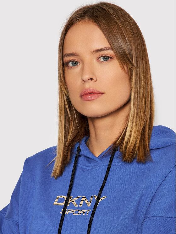 Felpa DP1T8221 Blu Relaxed Fit