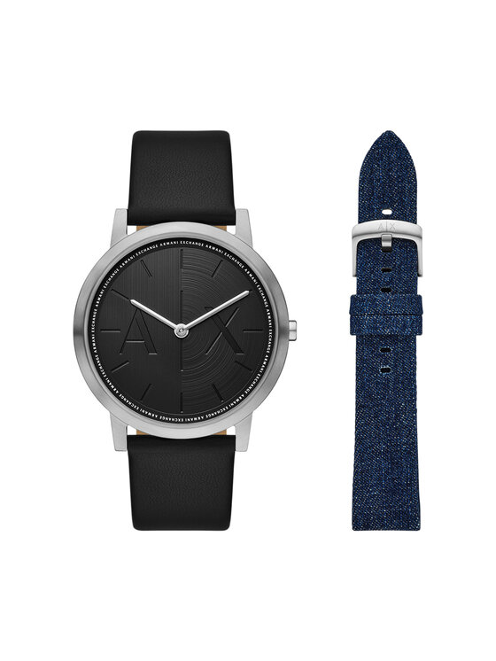 Armani Exchange Armani Exchange Pulkstenis Dale AX7168SET Melns