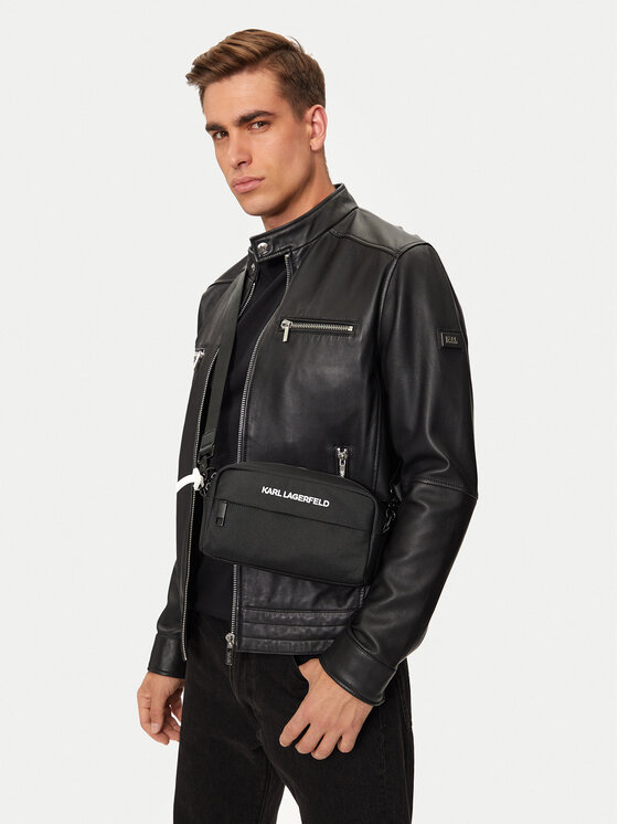 KARL LAGERFELD KARL LAGERFELD Torbica za okrog pasu 246M3060 Črna