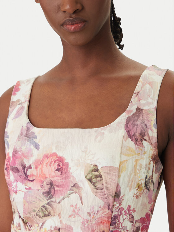 Rinascimento Rinascimento Kokteilikleit CFC0020272002 Kreemjas Regular Fit