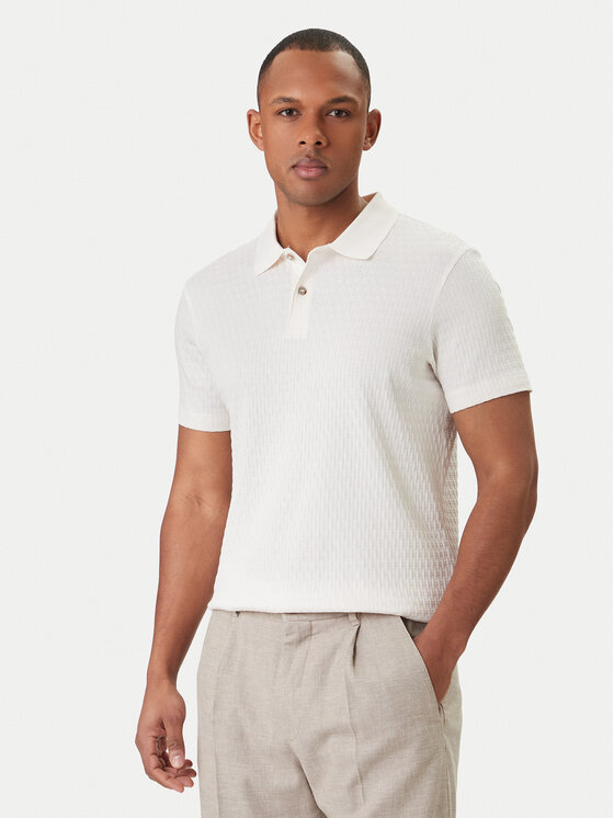 JOOP! JOOP! Polo särk Jorge 30101934 Ekrüüvärv Slim Fit